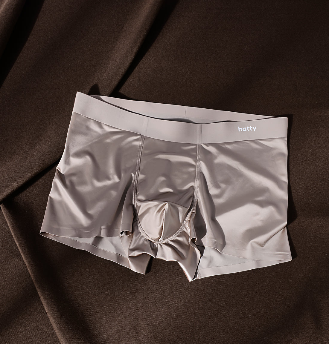 Elegant Silk Men's Ice Silk Underwear Mulberry Silk Antimicrobial Men's Boxer Briefs