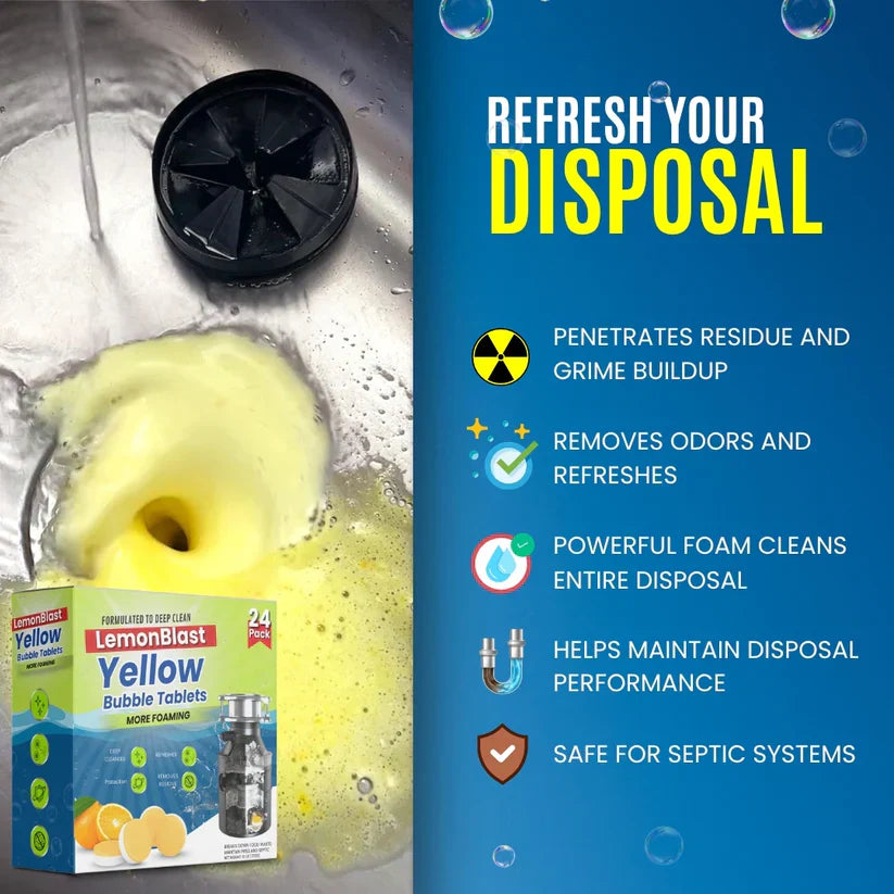 LemonBlast Yellow Bubble Tablets (Buy 12 Get 12 FREE) (Copy)