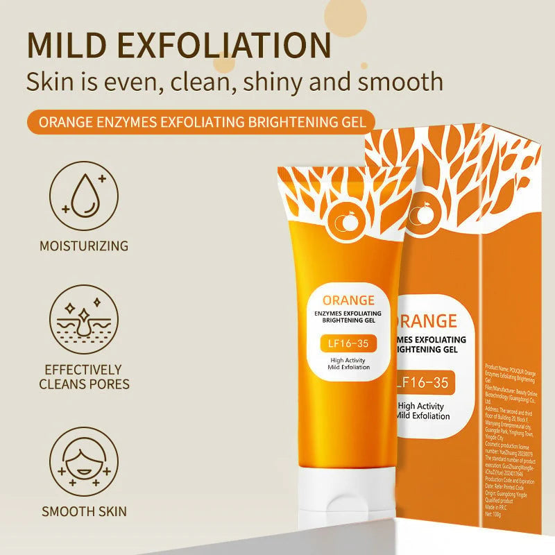 🔥LAST DAY SALE🔥Orange Enzyme Active Mild Body Exfoliator – Radiant Skin with Orange Extract🍊