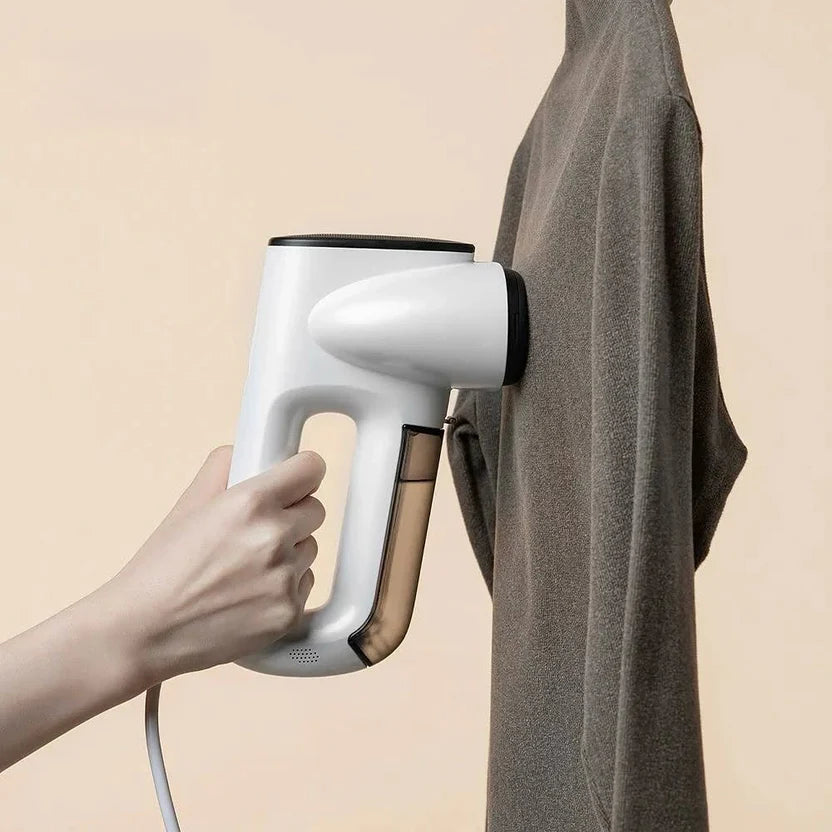 Vacuum Suction Steam Iron Strong Suction, Instant Heat in 30 Seconds, One Hand Dual Cooling, Disinfecting and Deodorizing, Quick Drying Wear, Ideal for Travel