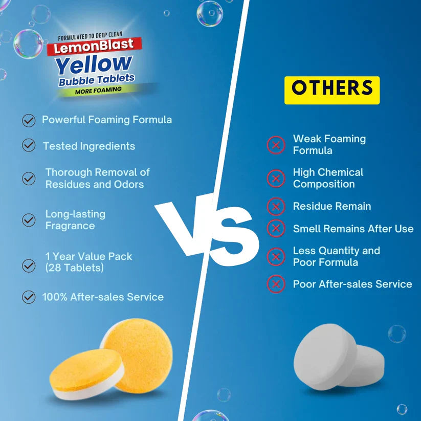 LemonBlast Yellow Bubble Tablets (Buy 12 Get 12 FREE) (Copy)