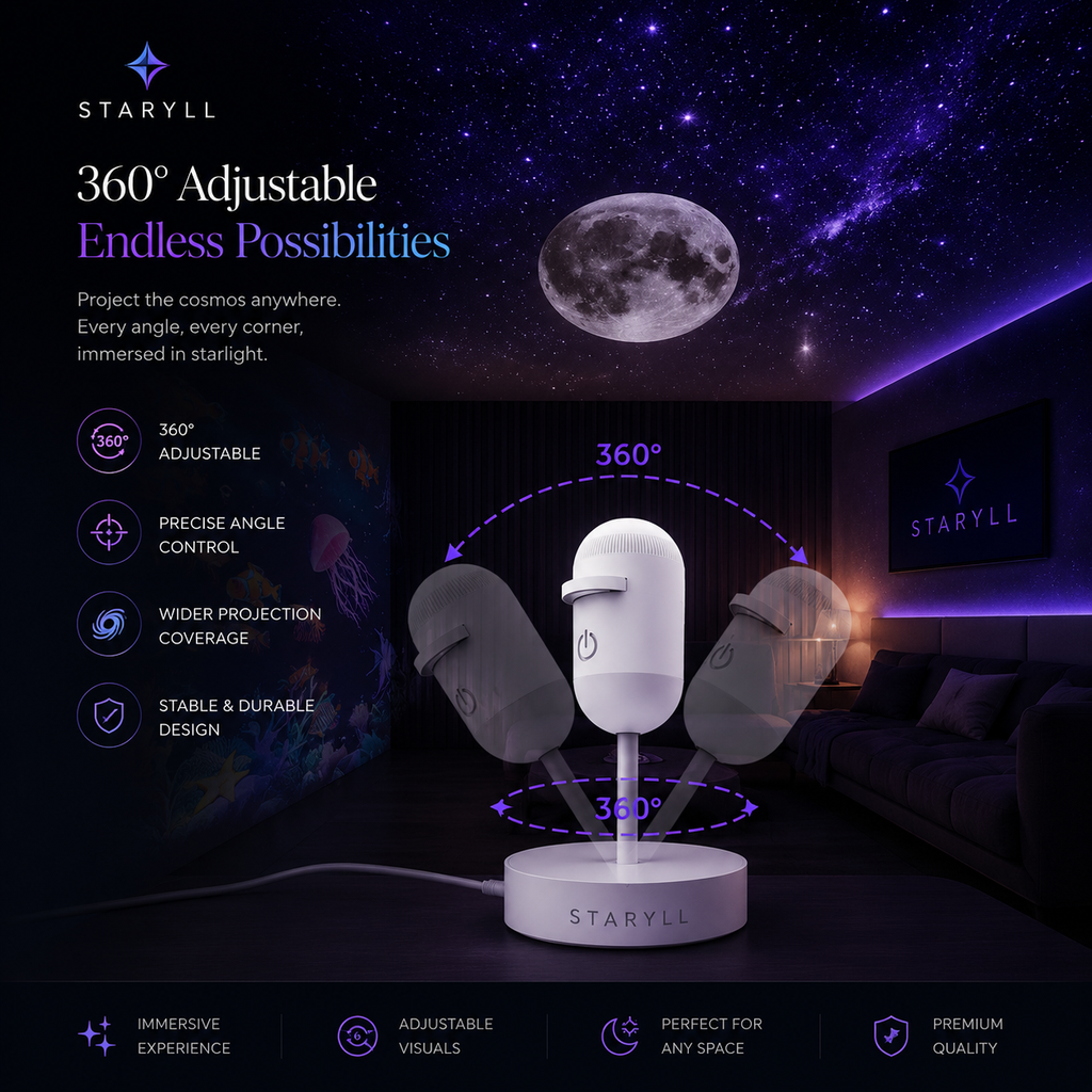 Aurora Galaxy Projection Lamp