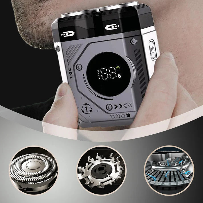 ⏰LAST DAY SALE 60% OFF🔥 Men's Portable Dual-Blade Washable Shaver