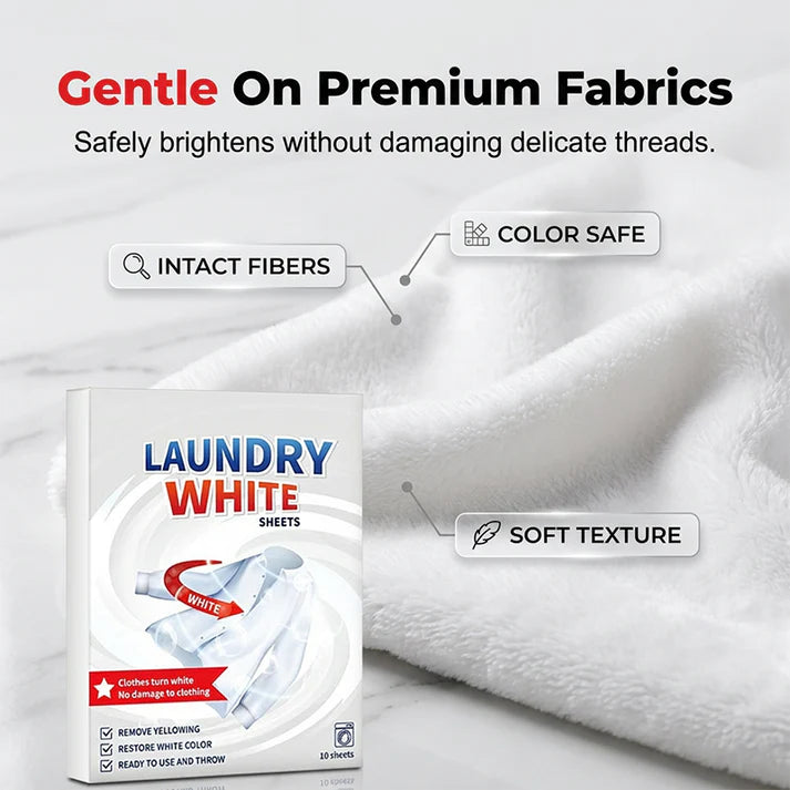 Deep Cleaning Laundry Whitening Sheets